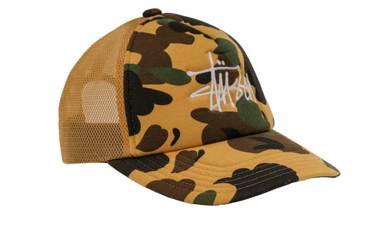BAPE x Stussy Trucker Hat