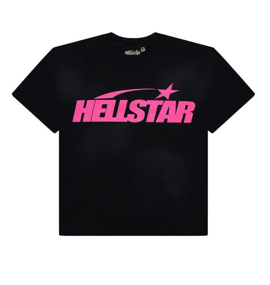 Hellstar Classic Tee Black/Pink (Gel Print)