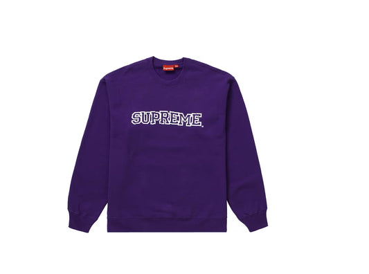 Supreme Shattered Logo Crewneck Purple