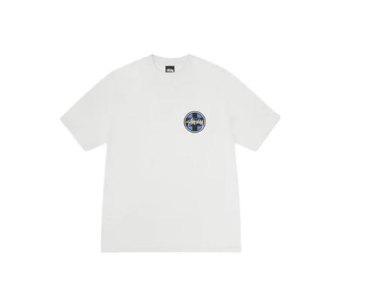 Stussy Cross Dot Tee White