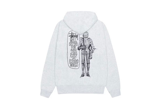 Stussy Well Suited Zip Up Hoodie Grey