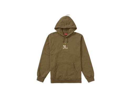 Supreme Angel Hoodie Brown