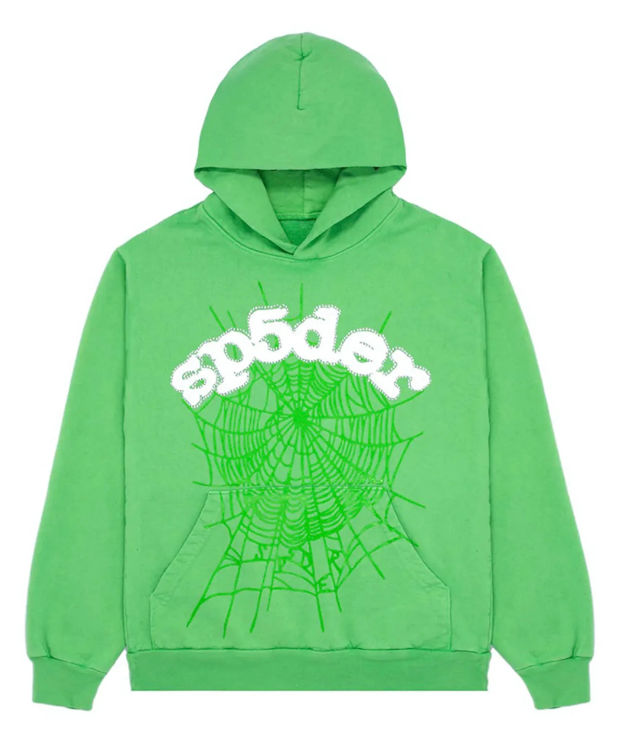 SP5DER Web Hoodie “Slime Green”