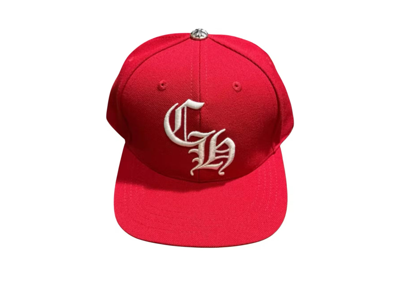 Chrome Hearts Red CH Baseball Hat