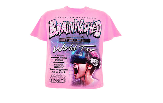 Hellstar Brainwashed World Tour Tee Pink