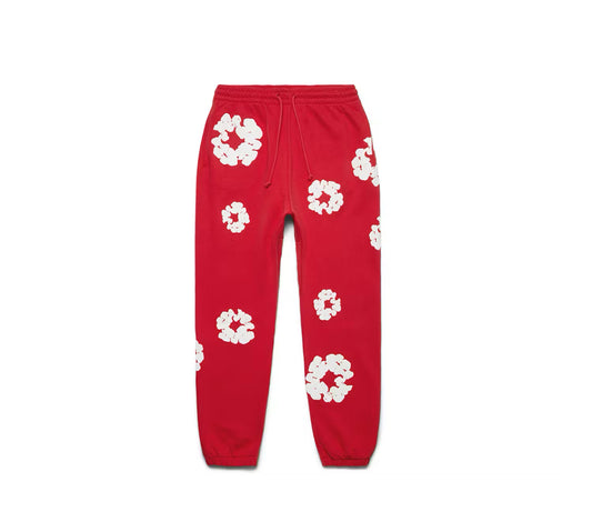 Denim Tears Cotton Wreath Sweatpant Red