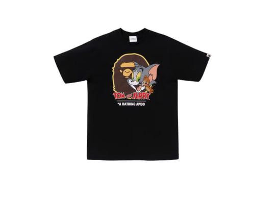 BAPE Tom and Jerry Tee Black