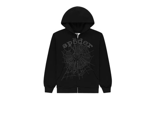 Sp5der OG Web V2 Phantom Zip Up Hoodie