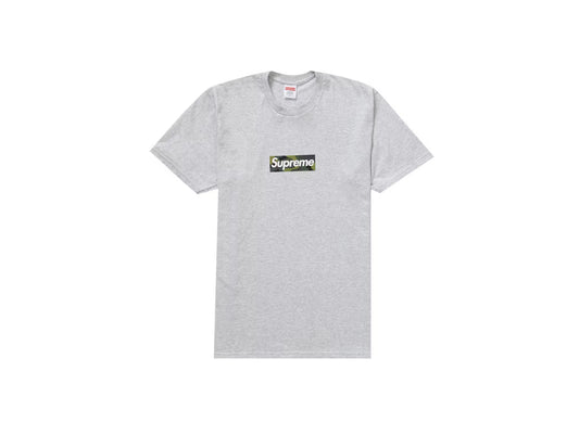 Supreme Box Logo Tee Camo Grey