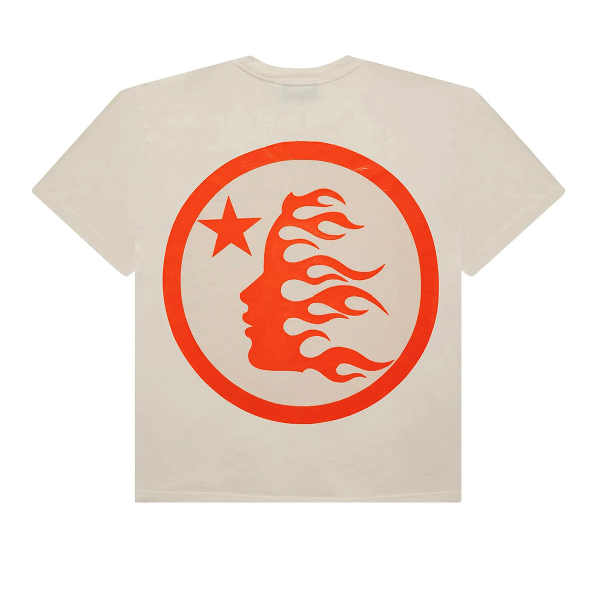 Hellstar Classic Tee White/Orange (Regular Print)