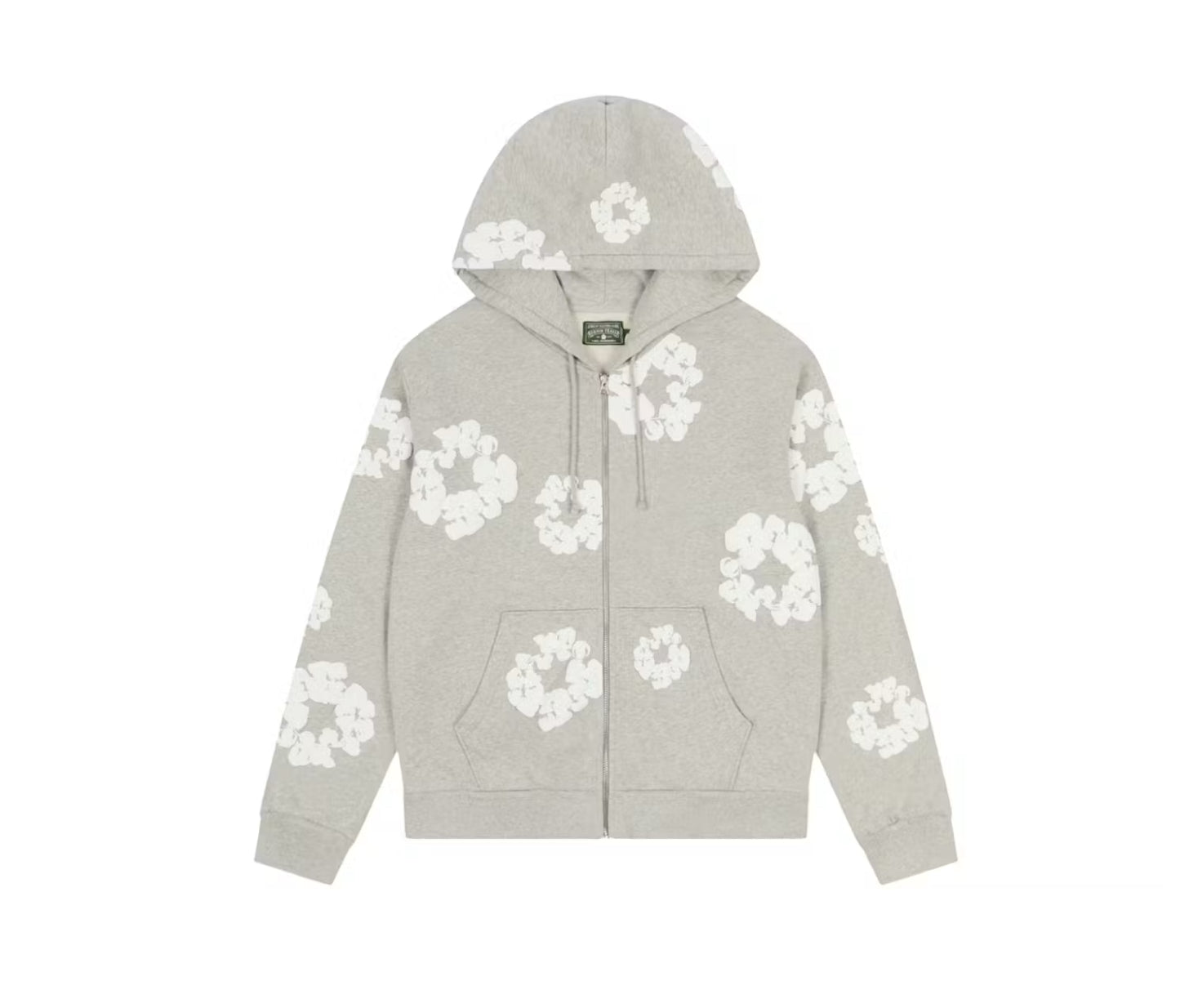 Denim Tears Wreath Zip Up Hoodie Grey – Heaven Sneaker Shop Denim Tears Wreath Zip Up Hoodie Grey – Heaven Sneaker Shop