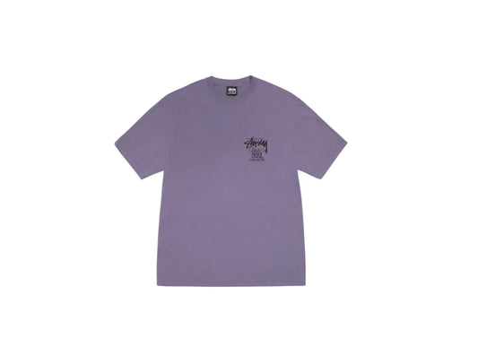 Stussy Classic Gear Pigment Dyed Tee Grape