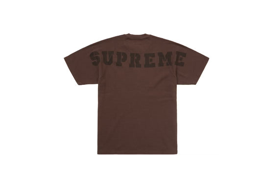 Supreme Stencil Thermal Tee Brown
