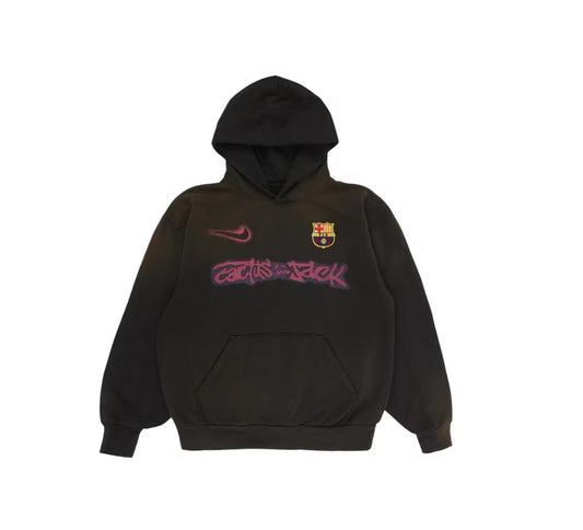Travis Scott x FC Barcelona Spray Logo Hoodie