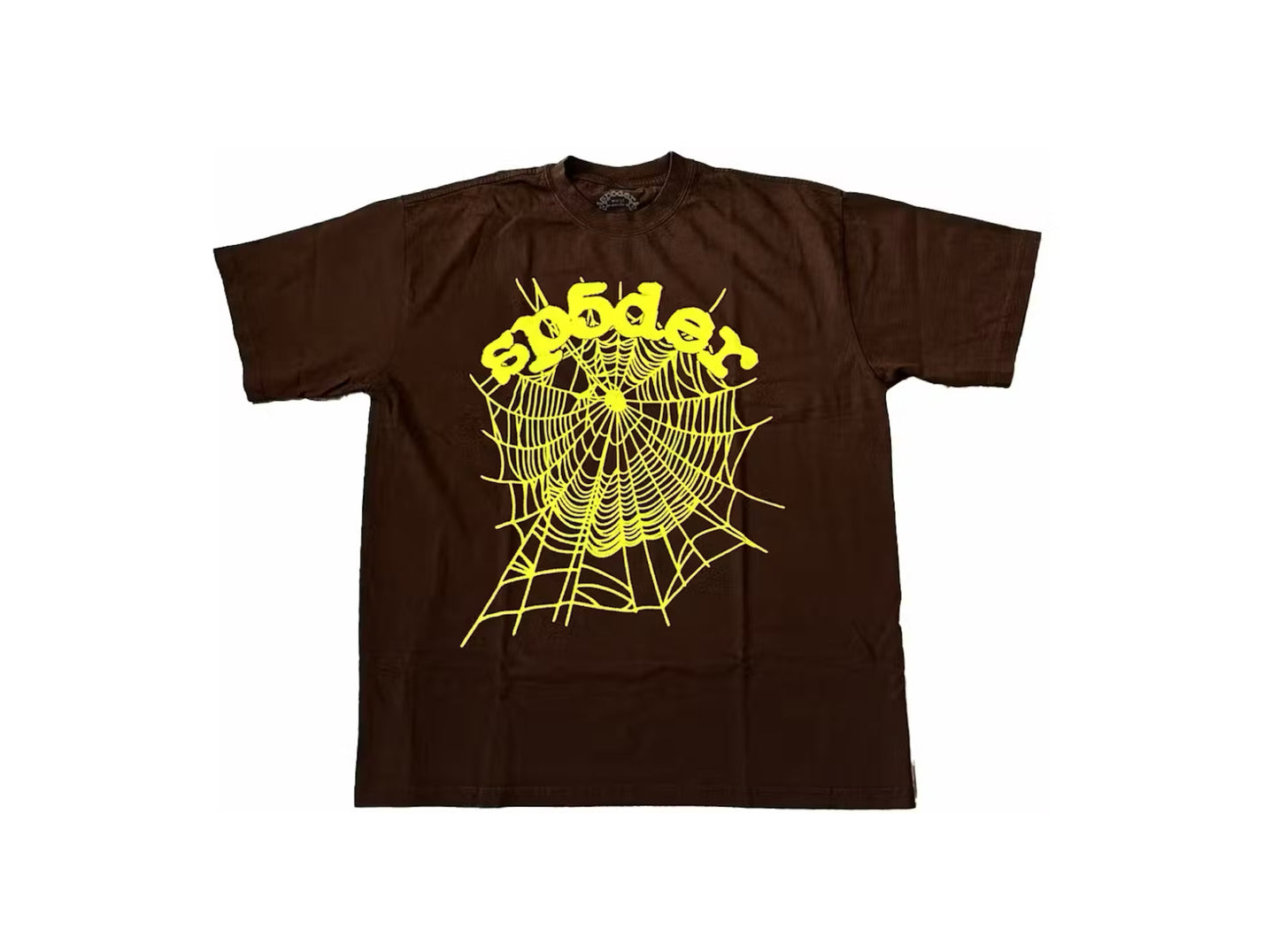 Sp5der OG Web Tee Brown