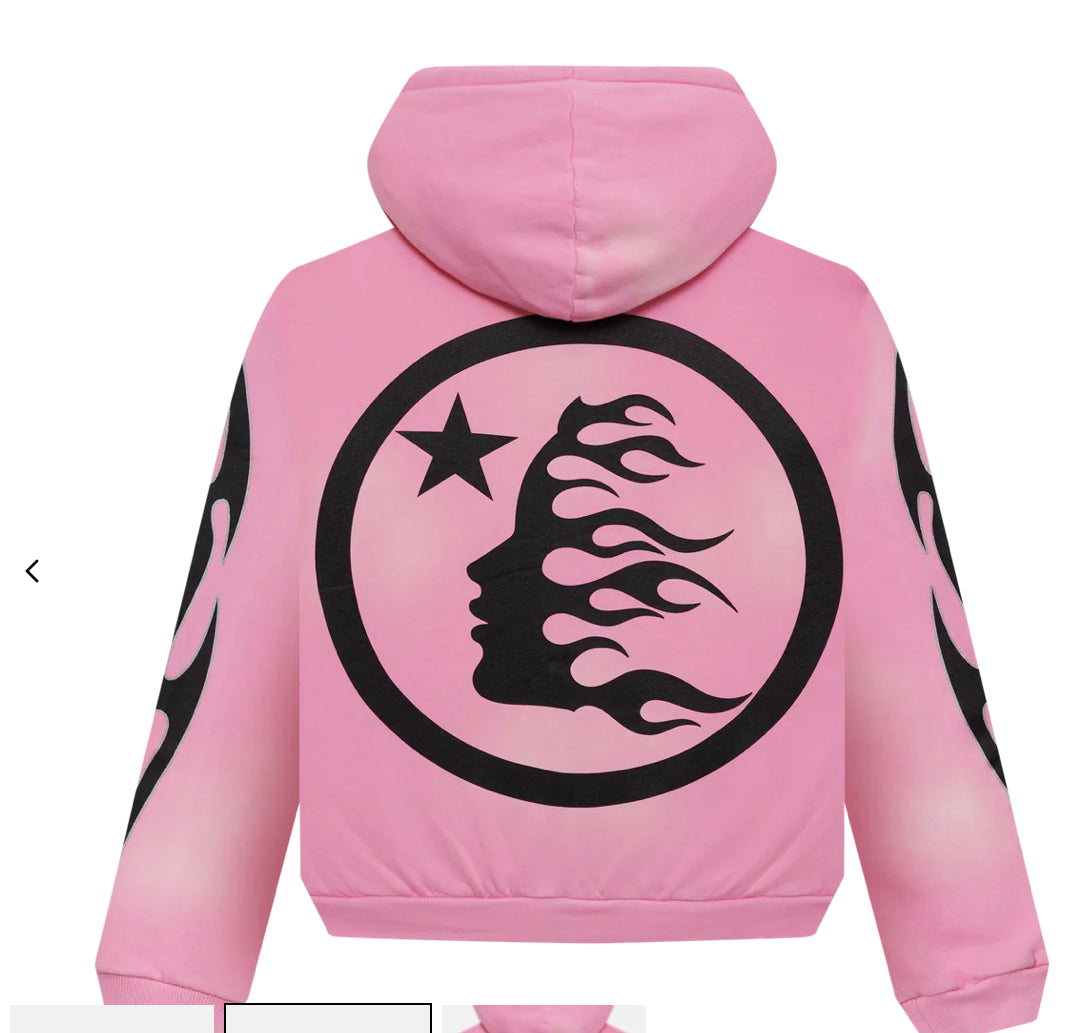 Hellstar Sports Flame Zipup Pink