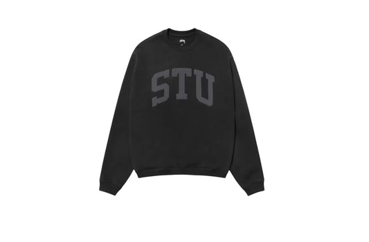 Stussy STU Crewneck Black