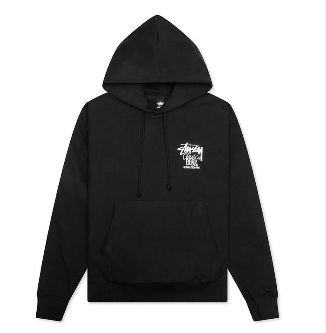 Stussy Classic Gear Hoodie Black