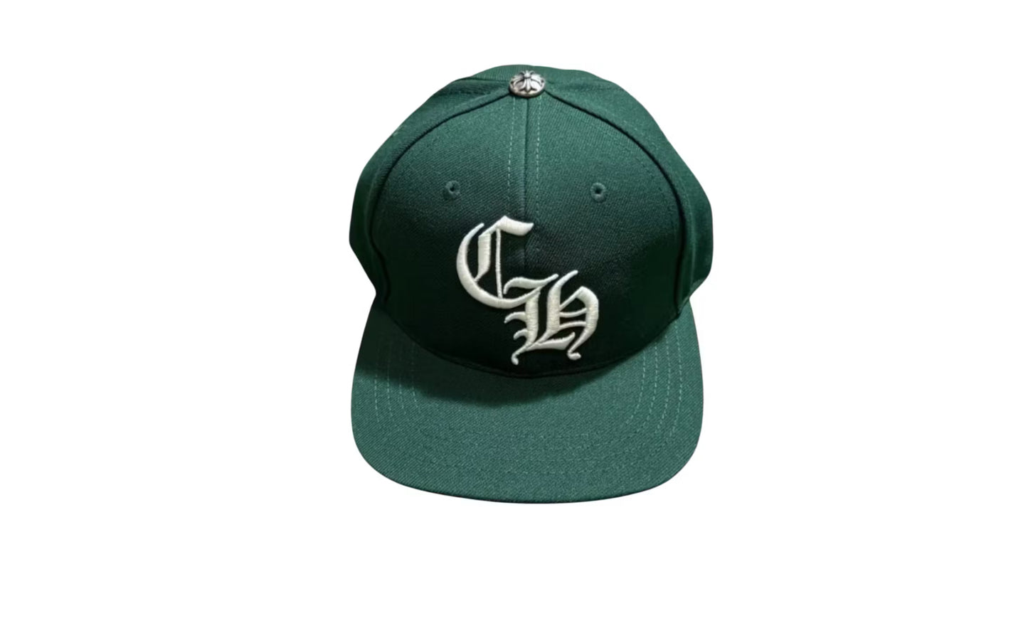 Chrome Hearts CH Green Baseball Hat
