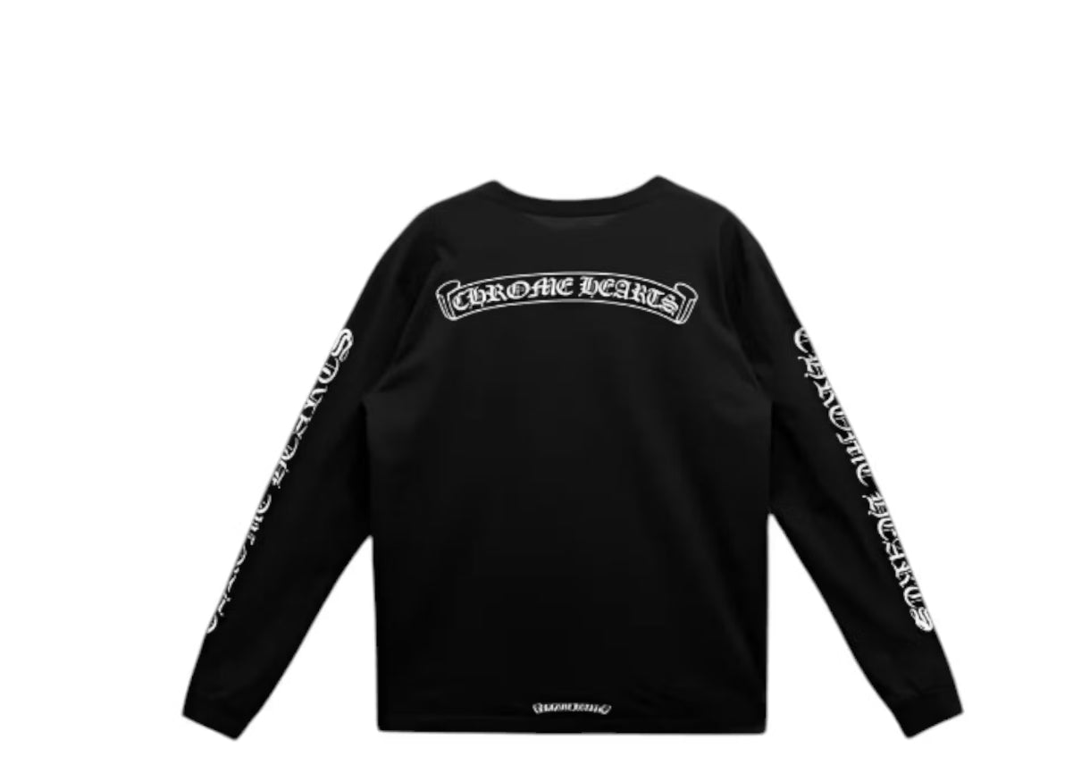 Chrome Hearts Scroll Logo Pocket L/S