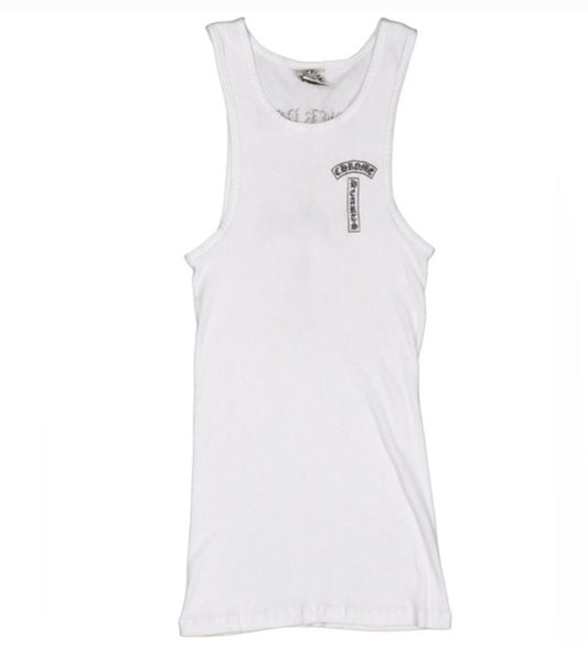Chrome Hearts Cross Rib Tank White