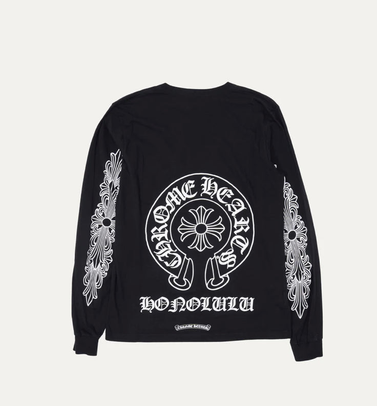 Chrome Hearts Honolulu Horseshoe Logo L/S Tee Preowned