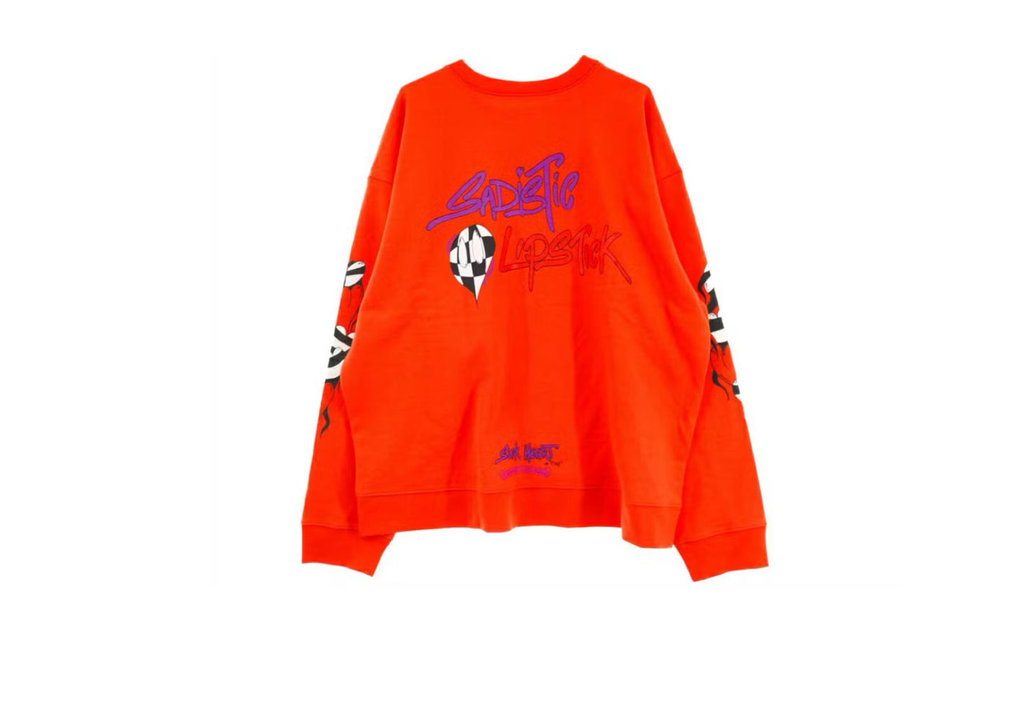 Chrome Hearts Sadistic Lipstick Orange Creweneck