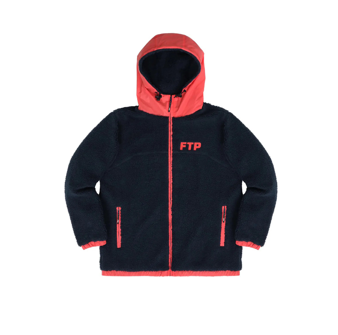 FTP Reflective Polar Fleece Jacket Navy