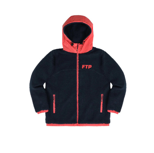 FTP Reflective Polar Fleece Jacket Navy