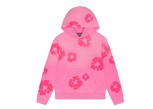 Denim Tears Mono Cotton Wreath Hoodie Pink
