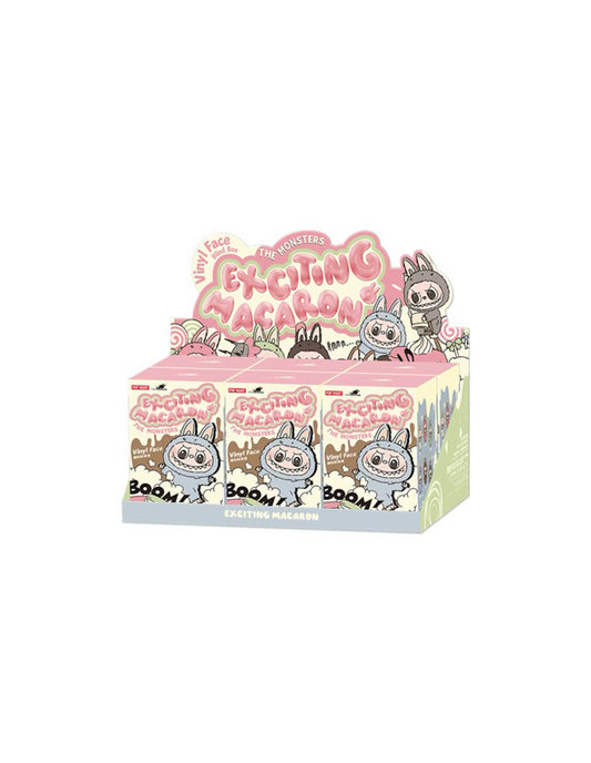 Pop Mart Labubu The Monsters Tasty Macaroons Vinyl Faced Sealed Case (6 Blind Boxes)