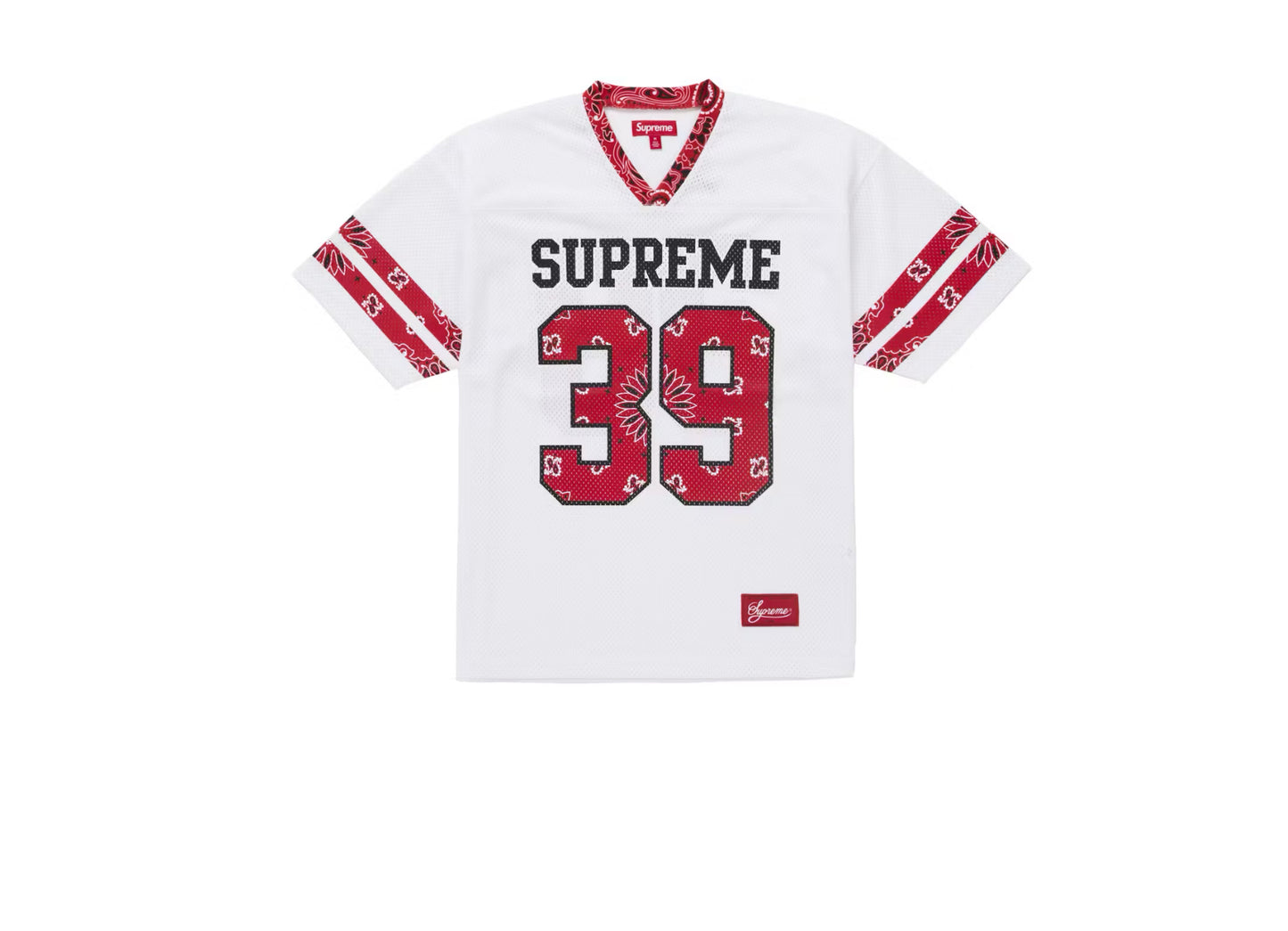 Supreme Bandana Football Jersey White