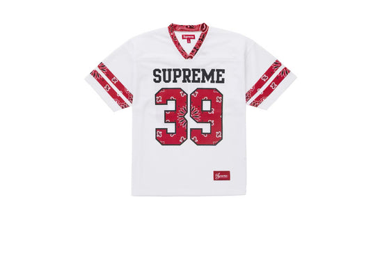 Supreme Bandana Football Jersey White