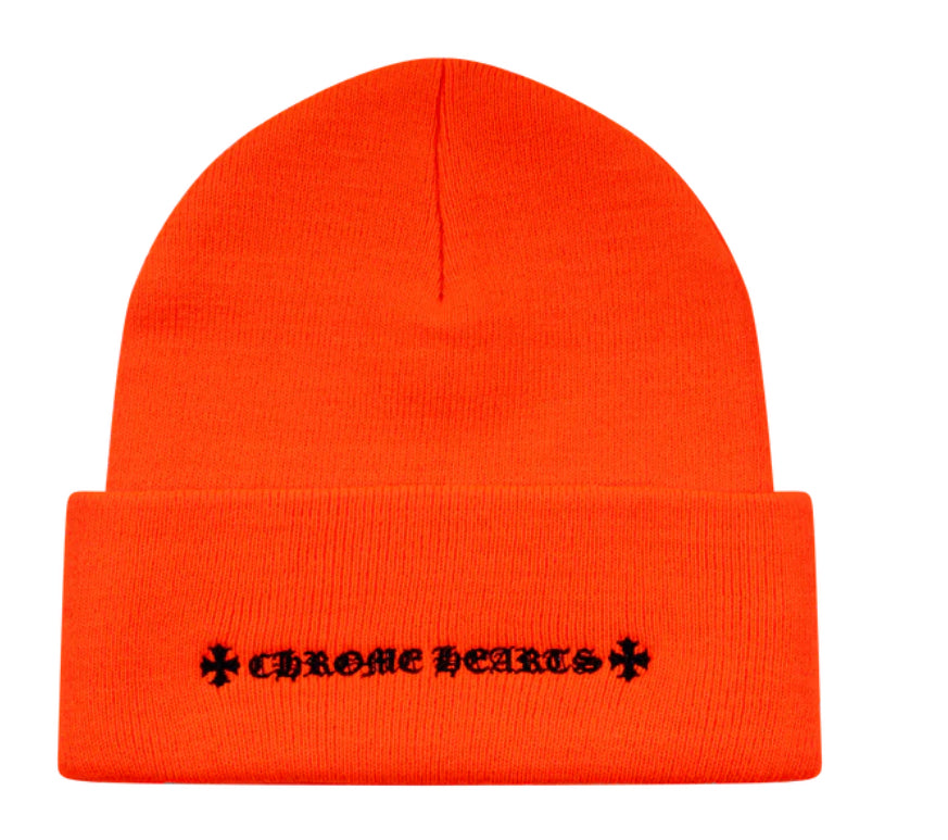 Chrome Hearts Orange Beanie