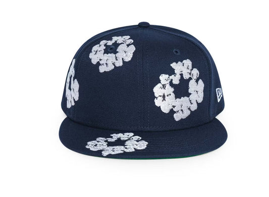 Denim Tears New Era Cotton Wreath Navy Hat