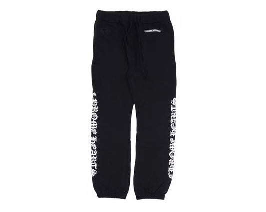 Chrome Hearts Script Logo Sweatpants Black