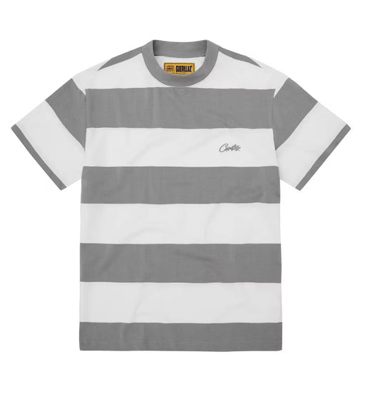 Corteiz Striped Tee Grey