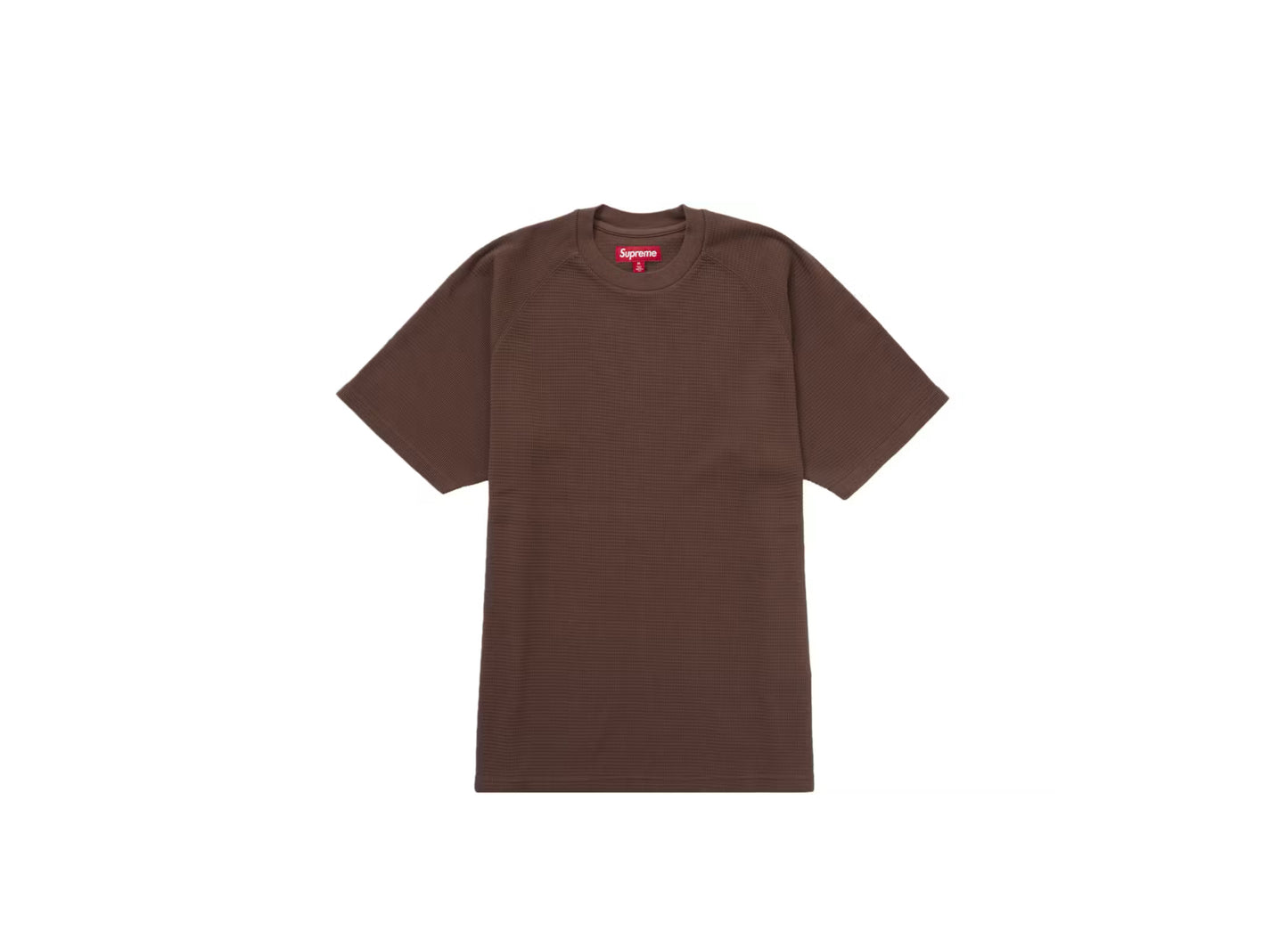 Supreme Stencil Thermal Tee Brown