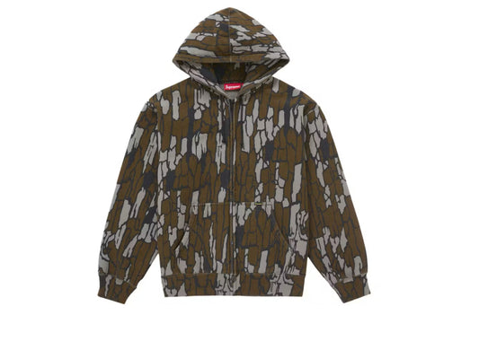 Supreme Work Zip Up Hoodie Mossy Oak Camo