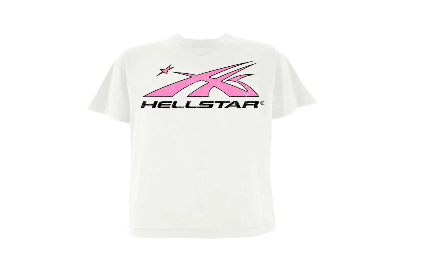 Hellstar Sports Logo Tee White/Pink