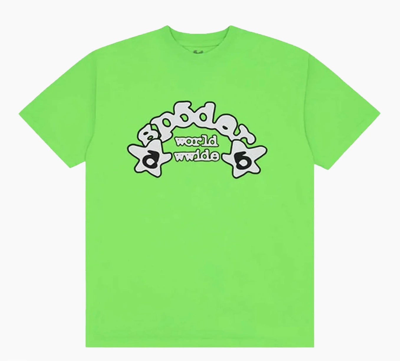 Sp5der Worldwide Tee Slime Green