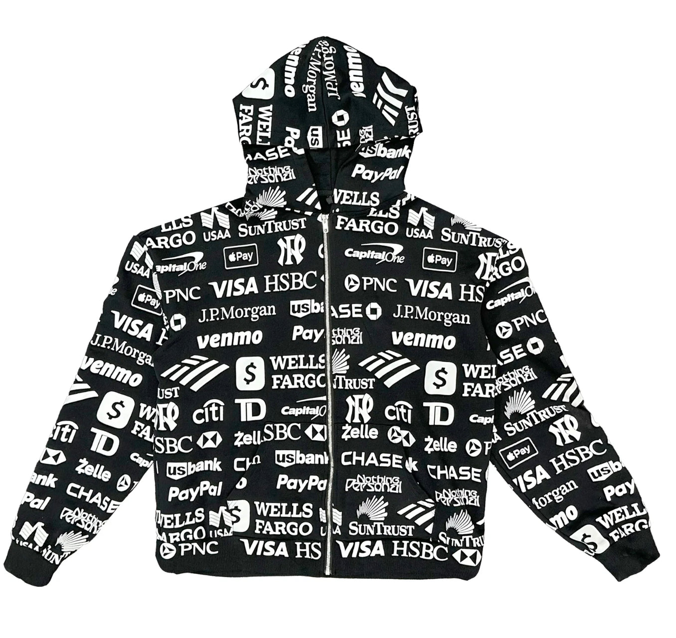 Nothing Personal Bank Zip Up