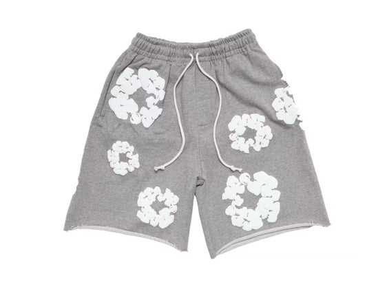 Denim Tears Cotton Wreath Sweatshort Grey