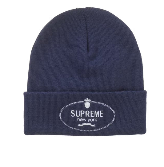 Supreme Crest Beanie Navy