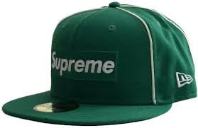 Supreme New Era Piping Box Logo Fitted