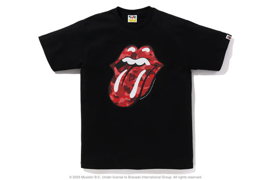 BAPE x Rolling Stones Tee Black