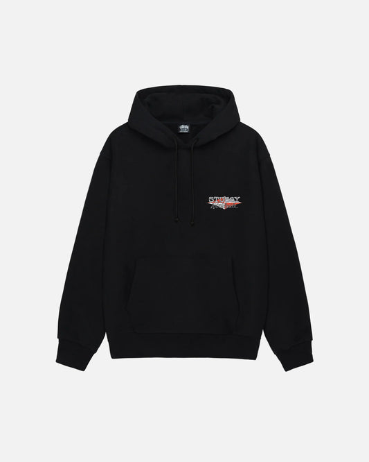 Stussy Worldwide Diamond Hoodie Black