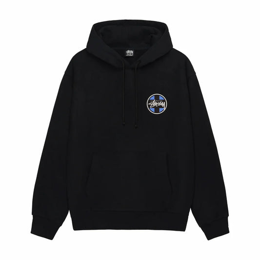 Stussy Cross Dot Hoodie Black