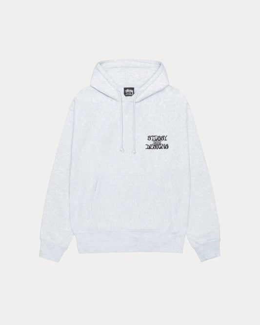 Stussy Wes Palms Hoodie Grey