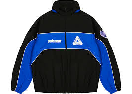 Palace Palamat Shell Jacket Black/Blue